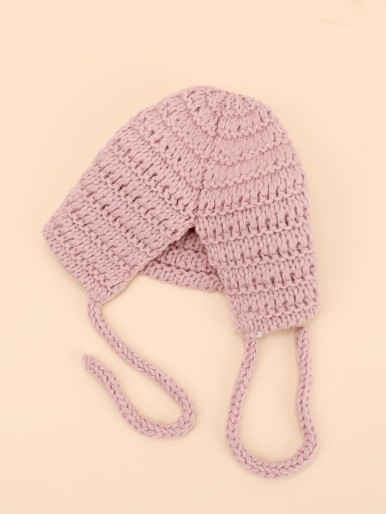 Toddler Girls Knit Ear Beanie