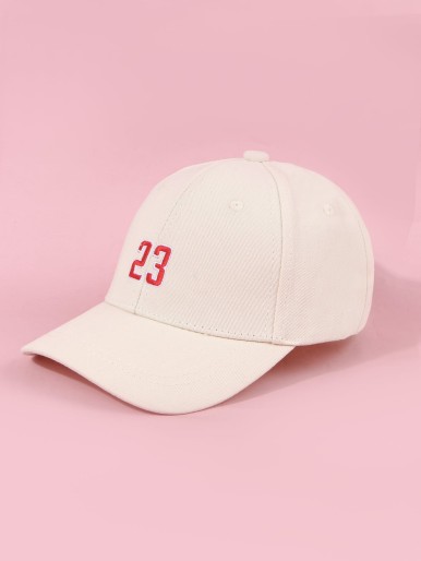 Toddler Kids Number Embroidery Baseball Cap