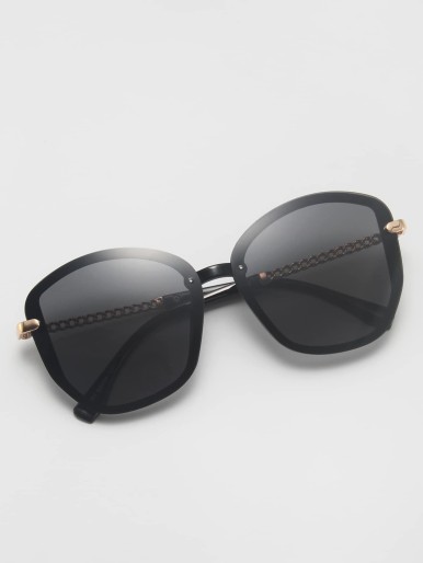 1pair Simple Sunglasses