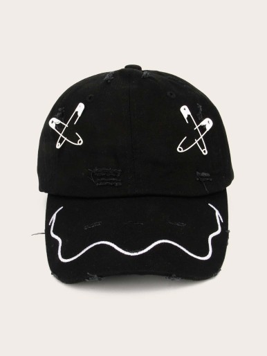 Men Safety Pin Baseball Cap