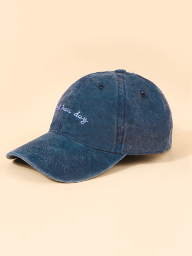 Men Letter Embroidered Baseball Cap