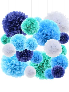 20pcs Decorative Paper Pull Flower