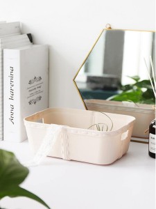 1pc Desktop Plastic Storage Basket