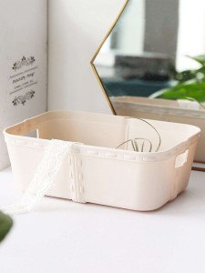 1pc Desktop Plastic Storage Basket