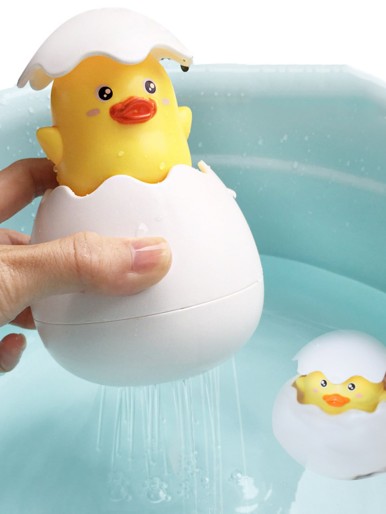 1pc Kids Cartoon Chick Bath Toy