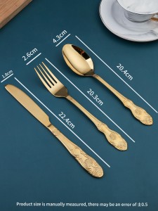 3pcs Stainless Steel Cutlery Set