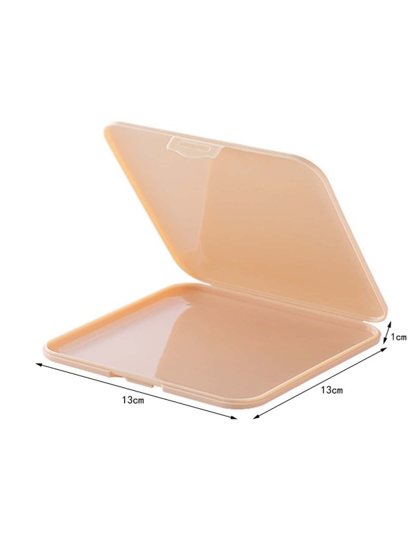 1pc Plain Face Cover Storage Box