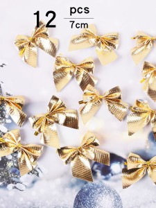 12pcs Christmas Tree Decoration Bow