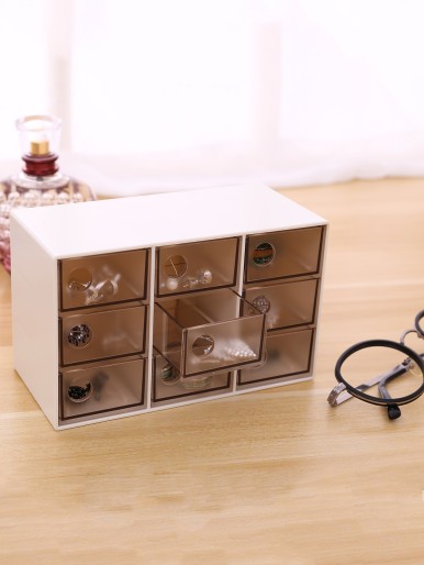 Multi-grid Jewelry Storage Box