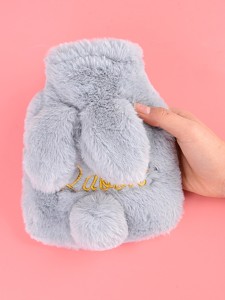 Cartoon Plush Rabbit Hot Water Bag