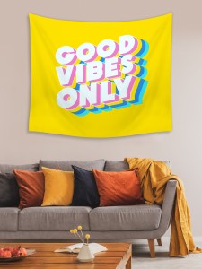 Slogan Graphic Tapestry