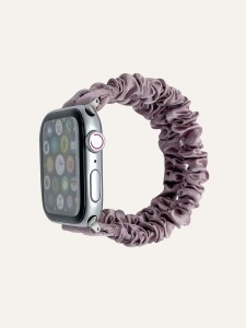 Plain Scrunchie Design Watchband Compatible With iWatch