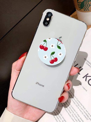 Cherry Painted Stand-Out Phone Grip