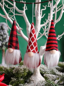 3pcs Christmas Gnome Decorative Doll