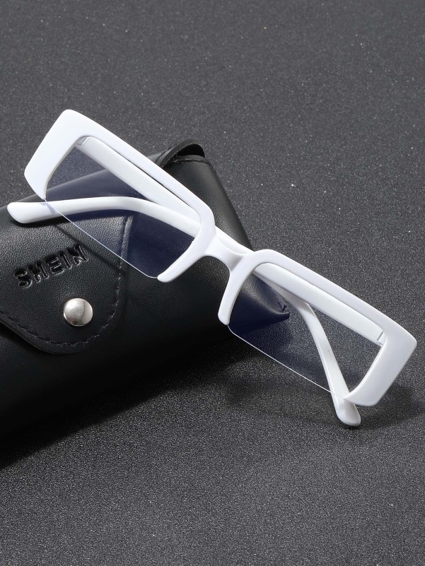 Men Square Frame Eyeglasses