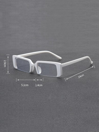 Men Square Frame Eyeglasses