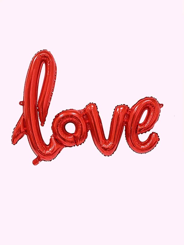 5pcs Love & Heart Shaped Balloon