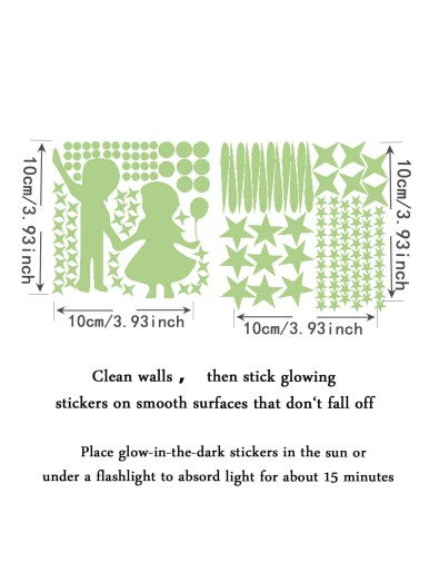 Cartoon Graphic Glow Sticker