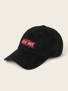 Letter Embroidery Baseball Cap