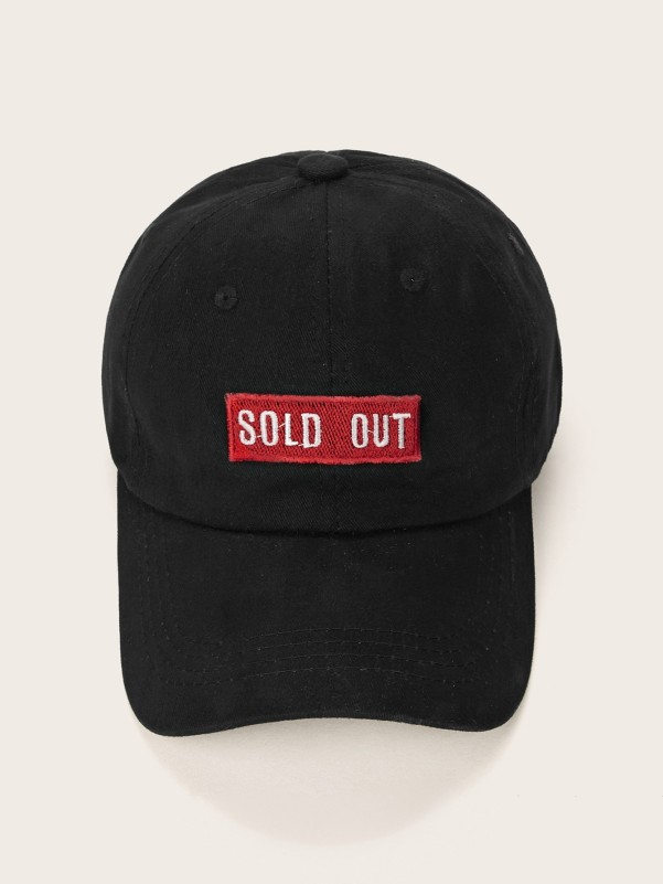 Letter Embroidery Baseball Cap