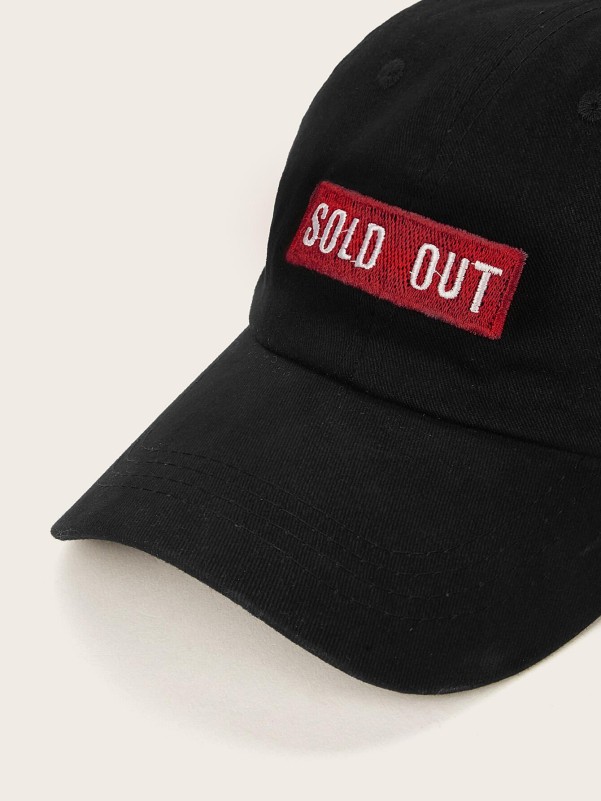 Letter Embroidery Baseball Cap