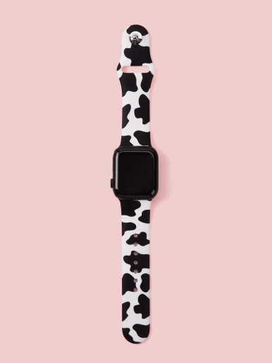 Cow Pattern Watchband Compatible With Apple Watch