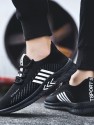 Three stripes print sneakers