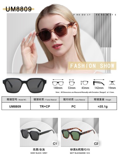 Women's glasses with sharp lenses