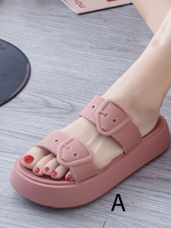 Plastic women's slippers