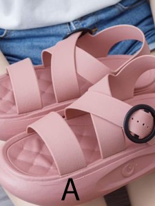 Plastic women's slippers