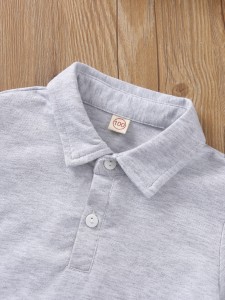 Toddler Boys Cut And Sew Polo Shirt