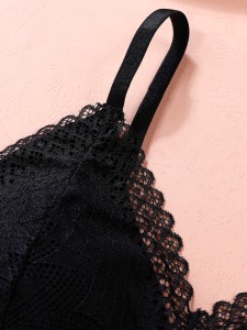 Girls Contrast Lace Bralette