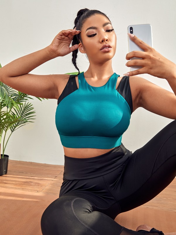 Plus High Support 2 In 1 Sports Bra