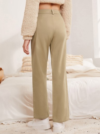 High Waisted Tailored Pants