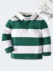 Toddler Boys Stripe Polo Shirt