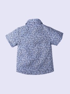 Toddler Boys Ditsy Floral Button Up  Shirt