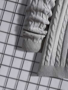 Wrap Chunky Knit Dolman Sweater