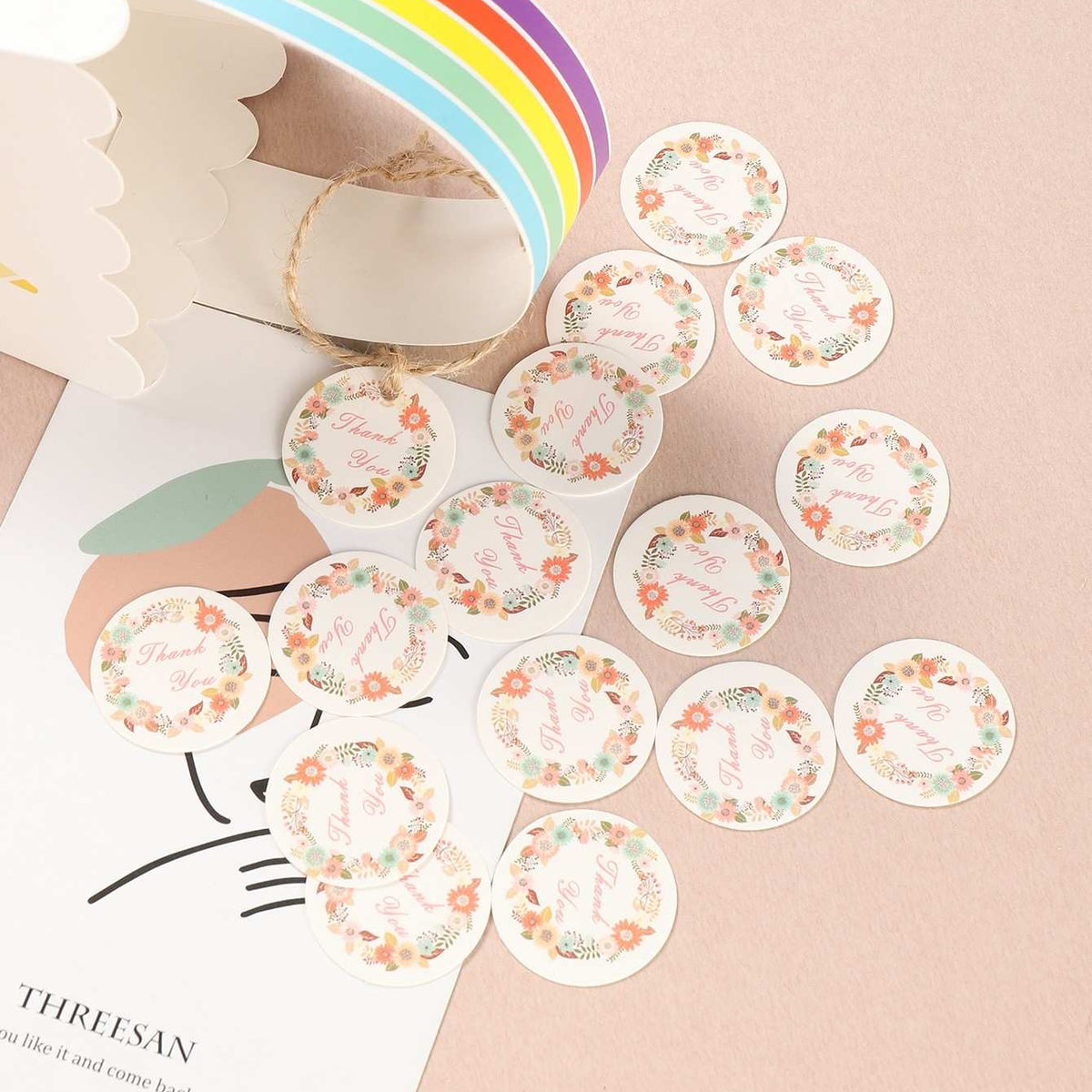 100pcs Slogan Graphic Candy Box Tag – Beisat