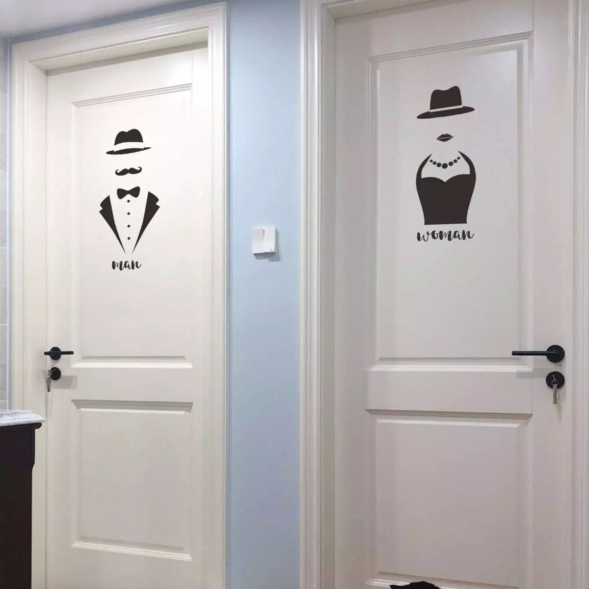 Toilet Sign Wall Sticker – Beisat