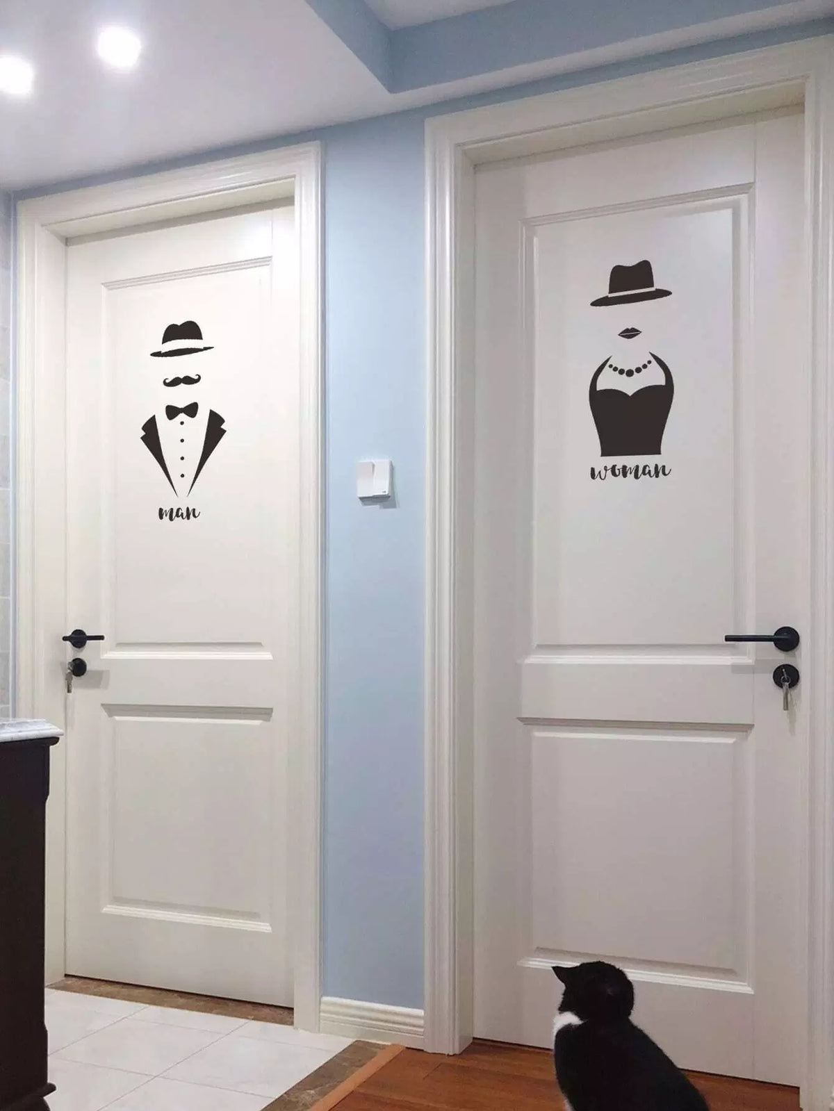 Toilet Sign Wall Sticker – Beisat